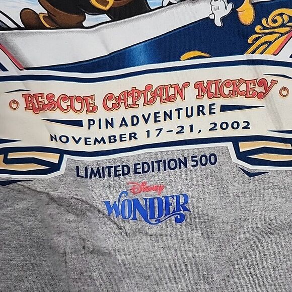 Vintage Disney Wonder 2002 Rescue Captain Mickey Pin Adventure Limited To 500 XL - Picture 4 of 11